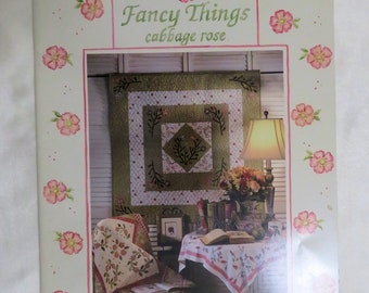 Fancy Things - Cabbage Rose - by Barbara Brandeburg - Quilting Book