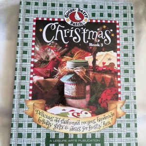 Gooseberry Patch Christmas Book 3 Hardcover Book Delicious, old-fashioned recipes, handmade holiday Gifts image 1