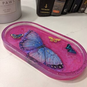 Beautiful Butterfly Trinket Tray