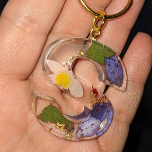 Springtime Letter Keychains