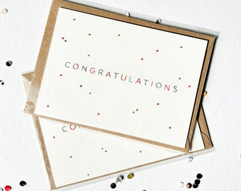 Embroidered Congratulations Card