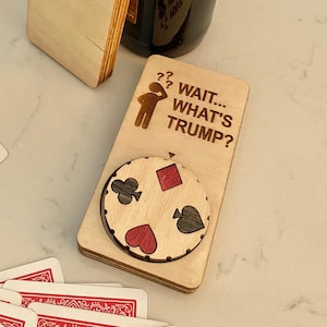 Euchre Trump Marker Bottle Opener Magnetic Euchre Bottle Opener Card Bottle Opener Gift