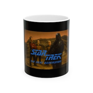 Star Trek The Next Generation Armus Ceramic Mug, TNG Fan Gift Coffee Cup, 11oz 15oz Novelty Tea Mug, Sci-Fi TV Show Merchandise, Geek