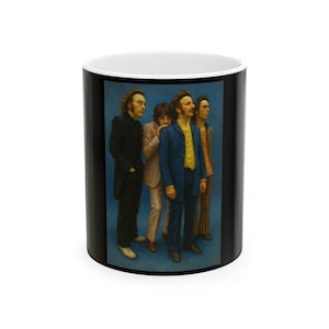 The Beatles 1968 Ceramic Mug, Music Lover Gift, Vintage Band Coffee Cup, Retro Rock Musician Tea Mug, Beatles Fan Present, Gift for Him,