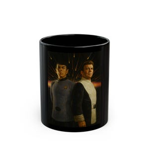 Ceramic Mug, Star Trek The Motion Picture Kirk Spock Mug, Coffee Cup, Gift for Sci-fi Fans, 11oz 15oz Mug, Collectible Drinkware