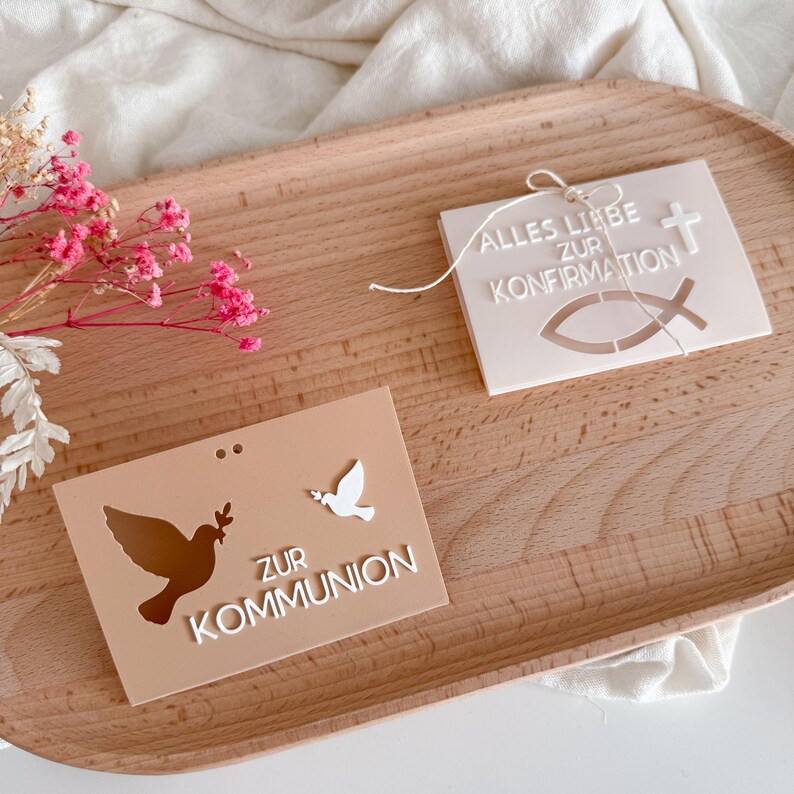 Geschenk zur Kommunion | Konfirmation Geschenk | Geschenk Firmung