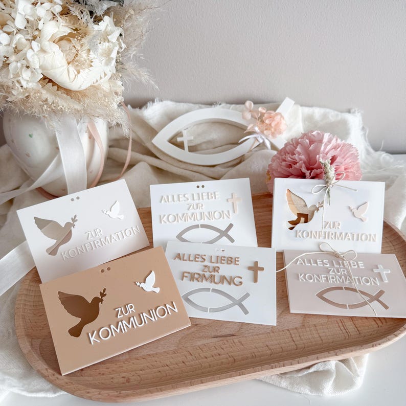 Geschenk zur Kommunion | Konfirmation Geschenk | Geschenk Firmung