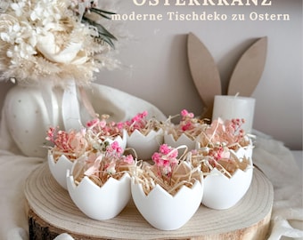 Frühlingsdekoration | Osterkranz | Idee für Osterdeko | Osterkranz Deko | Osterdeko Tisch modern | Deko zu Ostern | Geschenk zu Ostern