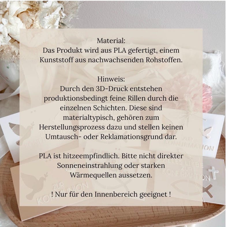 Geschenk zur Kommunion | Konfirmation Geschenk | Geschenk Firmung