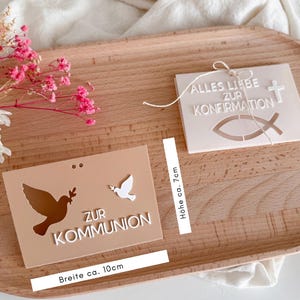 Geschenk zur Kommunion | Konfirmation Geschenk | Geschenk Firmung