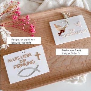 Geschenk zur Kommunion | Konfirmation Geschenk | Geschenk Firmung