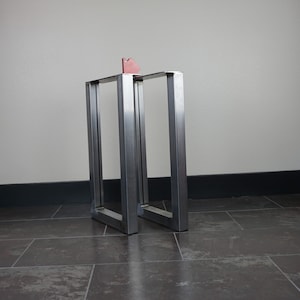 2&#39;&#39; x 2&#39;&#39; Steel iron Metal Table Legs / Bases  U Shape / Square Set of 2 , Any Size !!!!