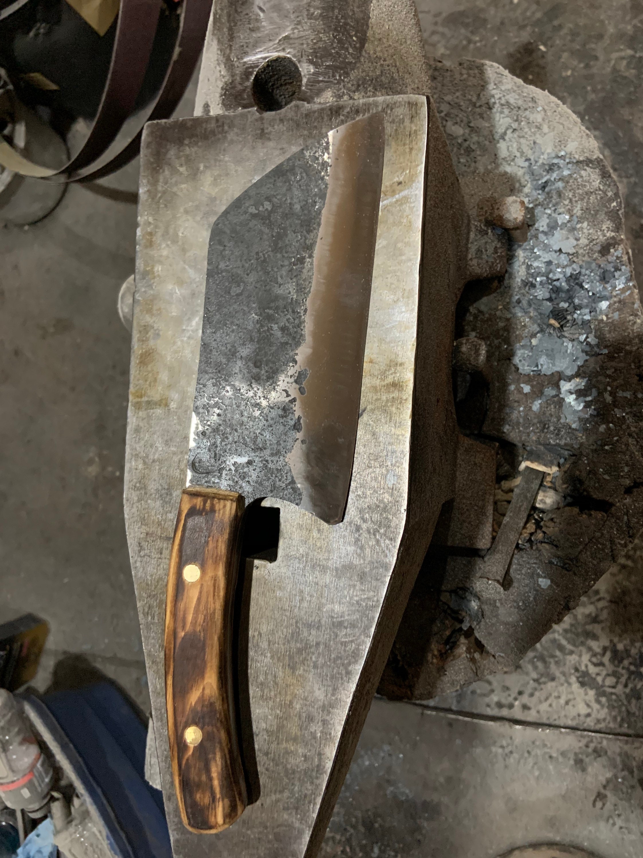 Hand Serbian chefs knife Etsy