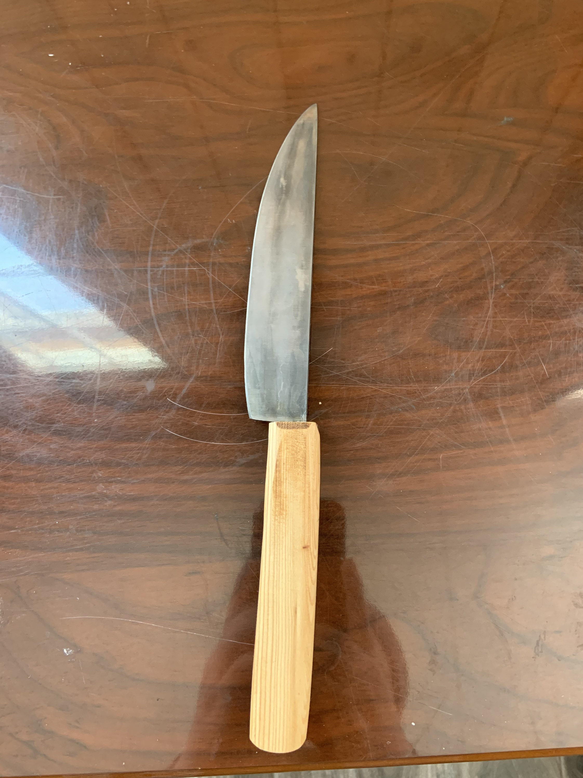 Hand san mai knife Etsy