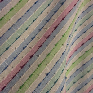 Bright Fun 1950's Striped Cotton Summer Day Dress image 3