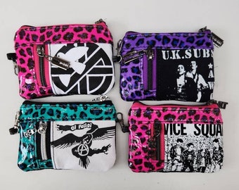 Punk rock leopard print wallet | Crass | UK Subs | Oi Polloi | Vice Squad