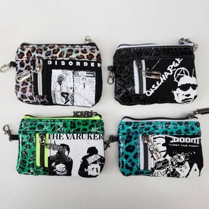 Punk rock leopard print wallet | Disorder | Discharge | Varukers | Doom
