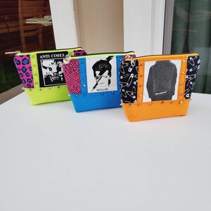 Punk rock flat-bottom bag | Bowie | Anti-Cimex | Discharge
