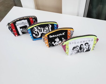 Punk rock dumpling pouch | Disclose | Channel 3 | Eskorbuto | Ghost