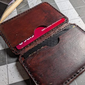 Handgefertigte Leder Top Falten Brieftasche - Vollnarbig, lebenslange Garantie