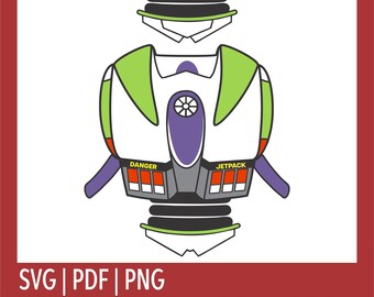 Vector buzz lightyear separacion color svg pdf png