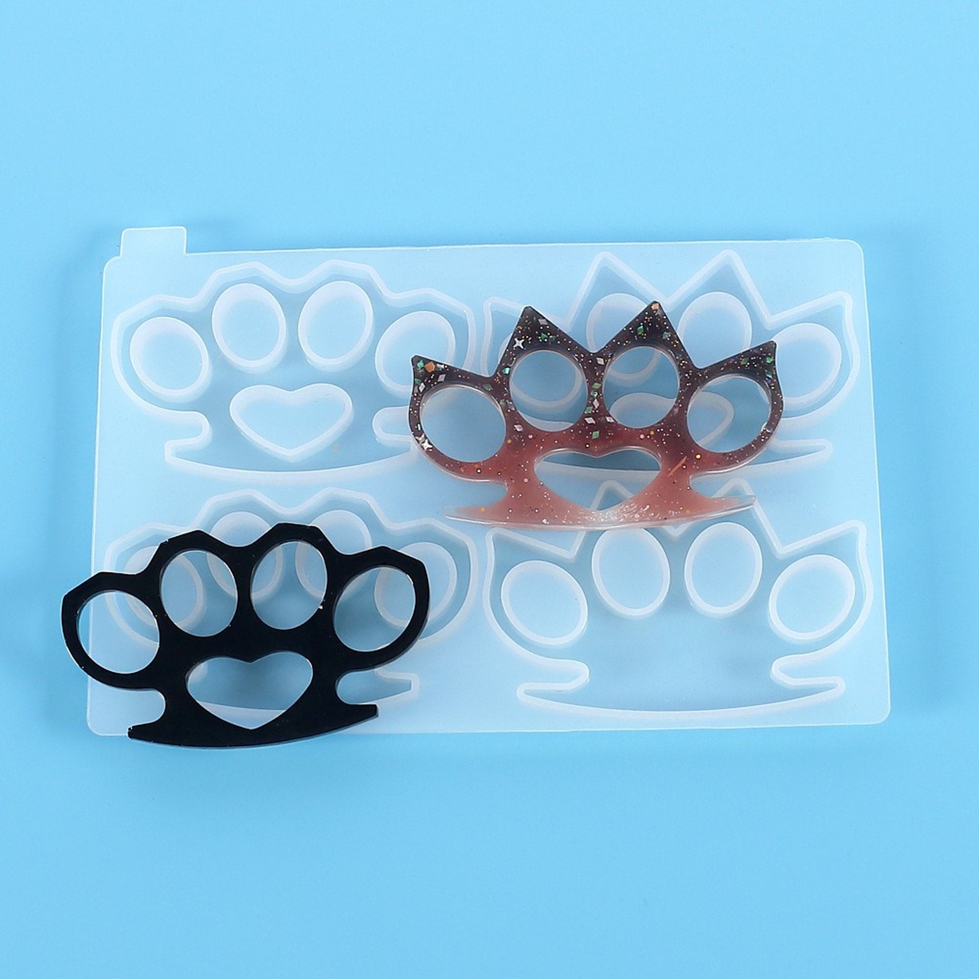 Brass Knuckles Darts Resin Silicone Mold DIY Crystal Epoxy Etsy