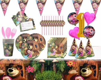 Masha Bear Cake Etsy