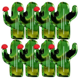 Piatti di carta per feste Cactus Boho Jungle Baby Shower Piatti per pranzo usa e getta Fiesta Articoli per feste Matrimonio Cinco De Mayo Compleanno Addio al nubilato