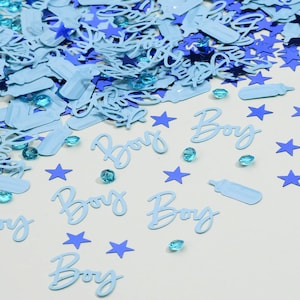 Confeti espolvoreado de revelación de género de 15G, decoración de mesa para bebé, niño y niña, estrella para decoraciones de baby shower, confeti de diamantes, suministros para primera fiesta de cumpleaños