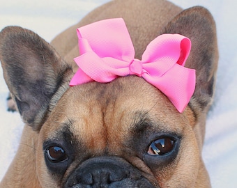 Pink Bows For Dogs, Pink Dog Bows