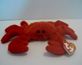 orange crab beanie baby