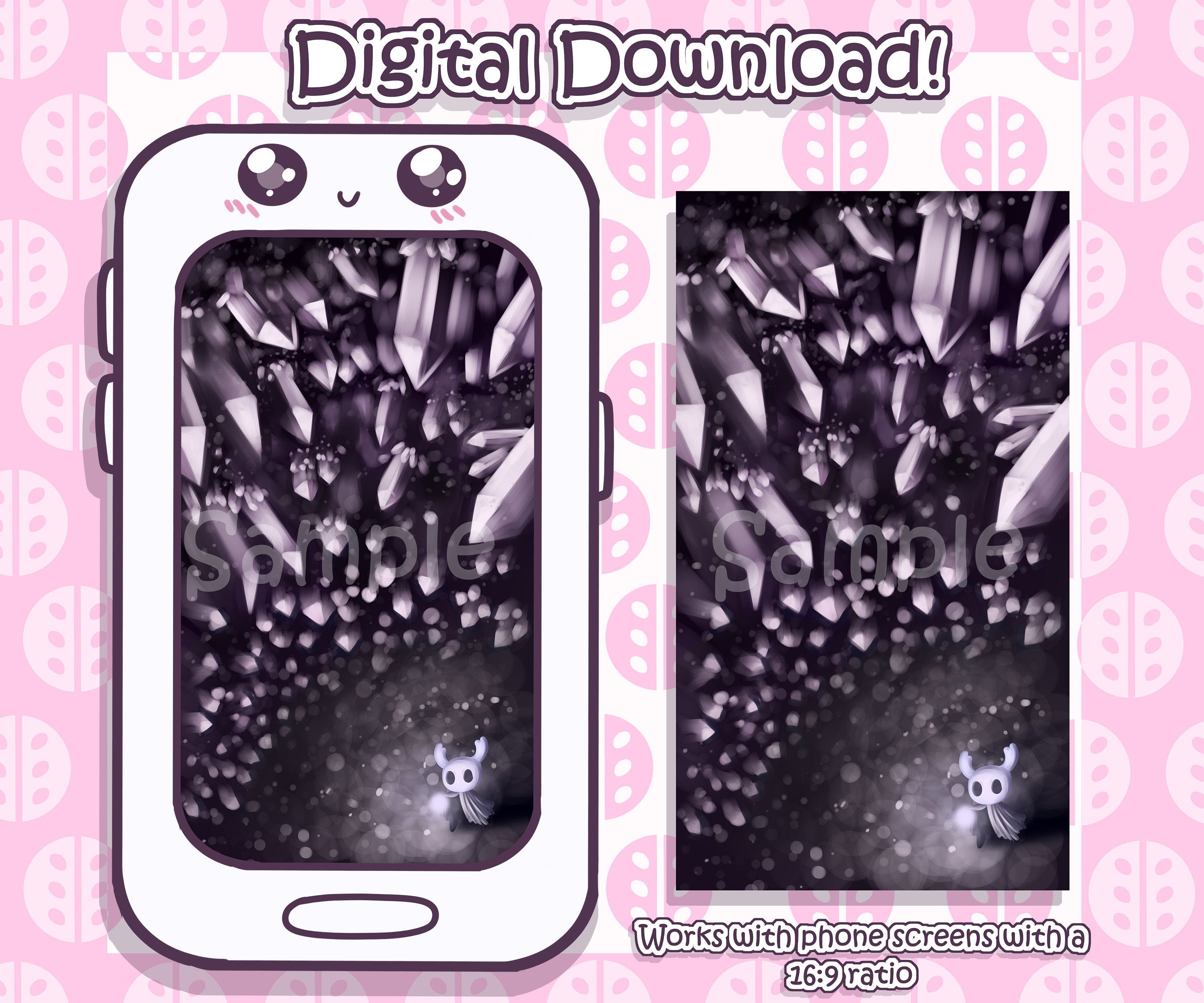 Crystal Peak Phone Wallpaper Hollow Knight Inspired - Etsy