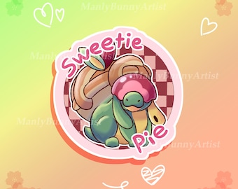 Vinylsticker appeltaart draak