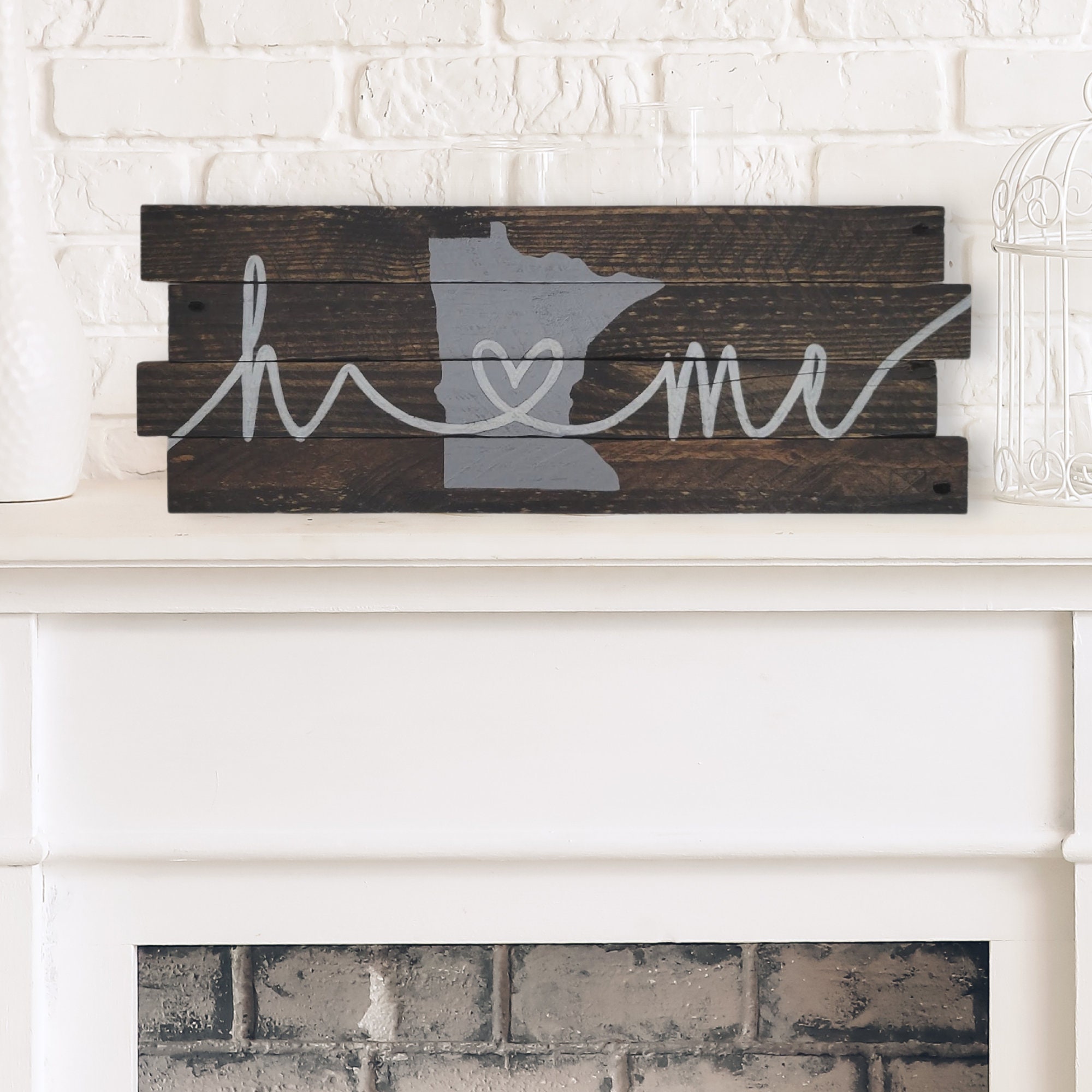 Minnesota Pallet Sign Reclaimed Wood Sign First Home Gift - Etsy