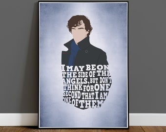 Sherlock Holmes Book Life Quote Poster Posters Print Prints Art Gift Gifts