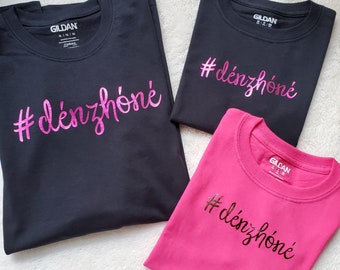 Toddler #dénzhóné (beautiful in Apache)  T-shirt / Native American T-shirt / Native apparel