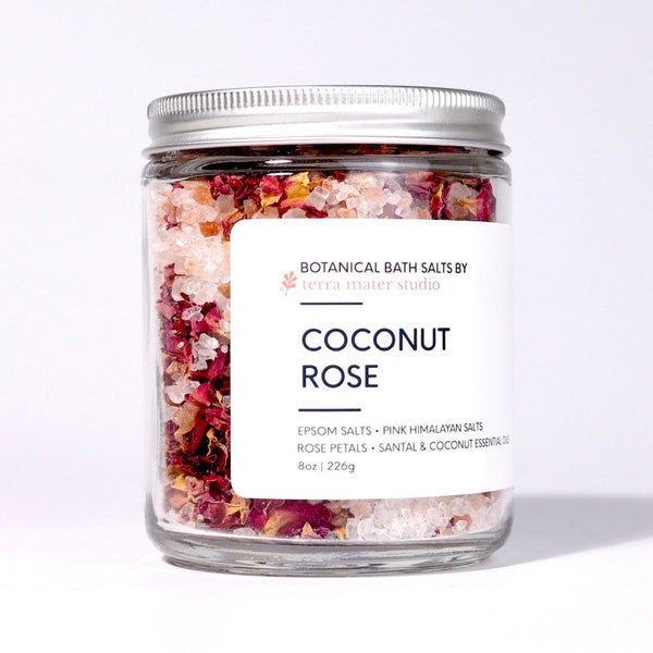 Herbal Bath Salts Etsy