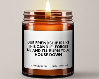 Funny Best Friend Soy Wax Candle | Gift For Bestie | Best Friend Gift | Bestie Candle | BFF Gifts | BFF Birthday Gifts | Funny Candles