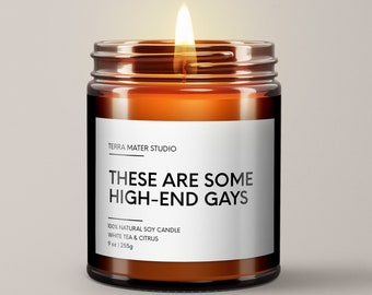 Dies sind einige High-End Gays Candles | Gay-Pride-Geschenk | Sojawachs Kerze | Gay-Geburtstag | Gay Geschenke | Geschenk für Gay Freund | Lustige Gay Geschenke