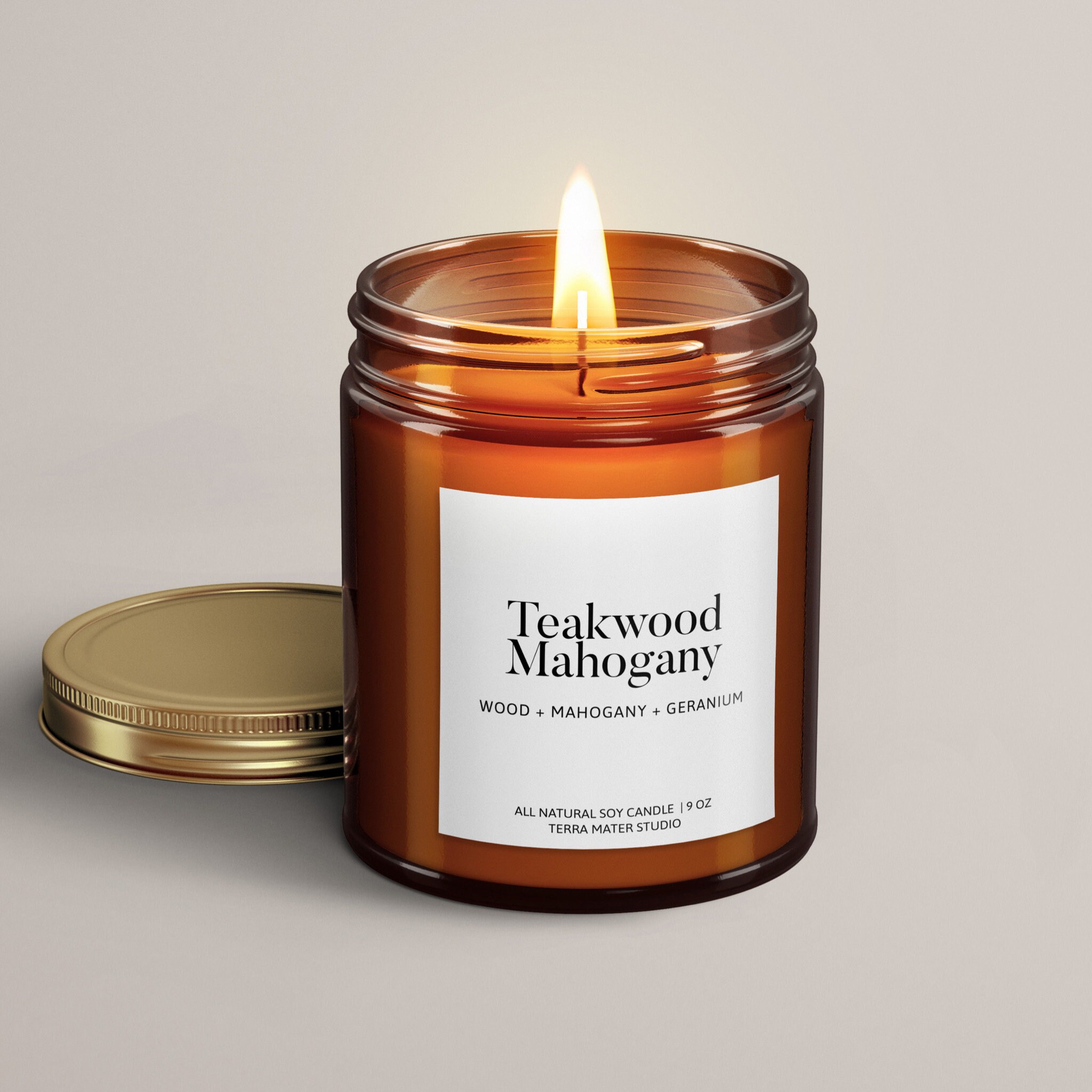 Scented Candles for Men | Bonfire, Mahogany Teakwood Candles Scented | Wood  Wick, Long Lasting, Masculine Scents | Natural Soy Jar Candle for Home