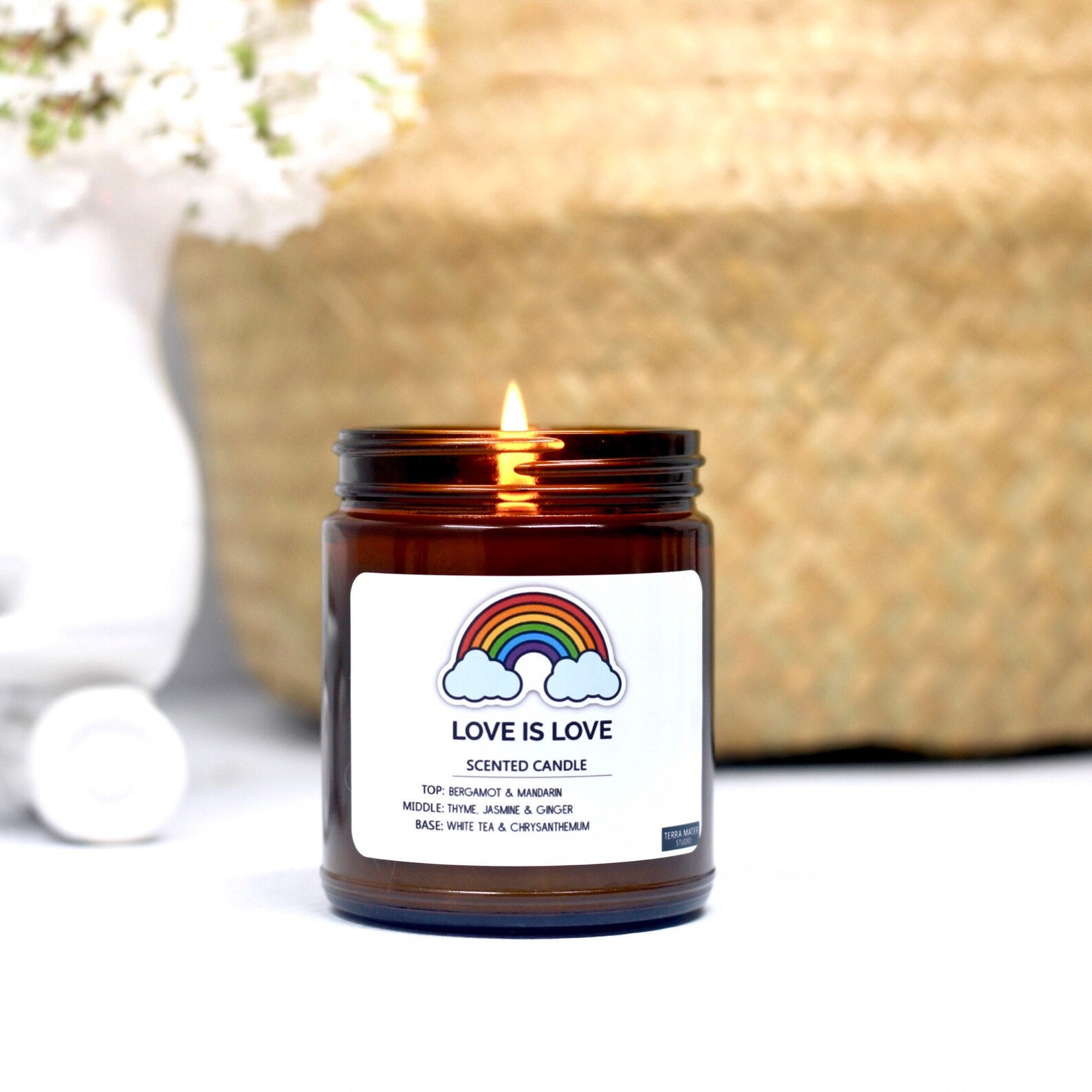 Gay Pride Scented Candle LGBTQ Support Soy Candle Vegan Etsy