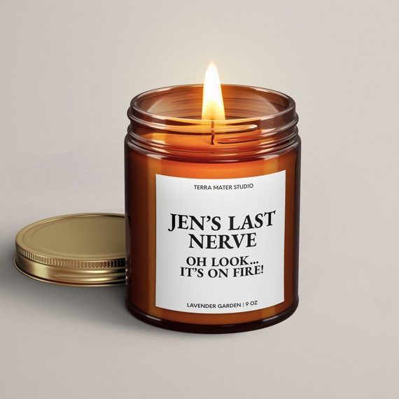 Mom's Last Nerve - Gifts for Mom - Lavender Candle 8 Oz