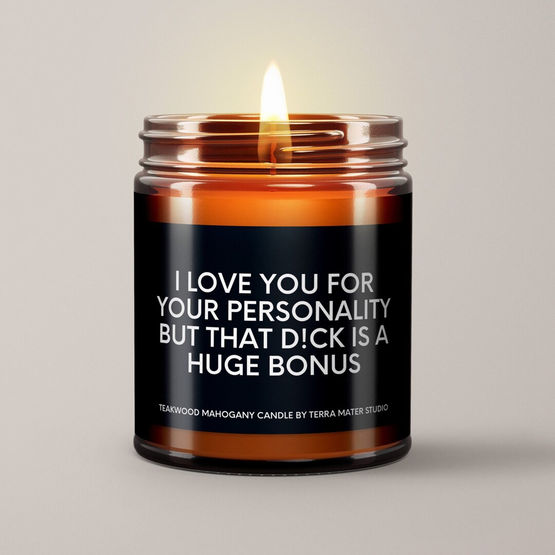 Funny Gifts for Him Soy Wax Candle Funny Candles Funny Boyfriend Gift