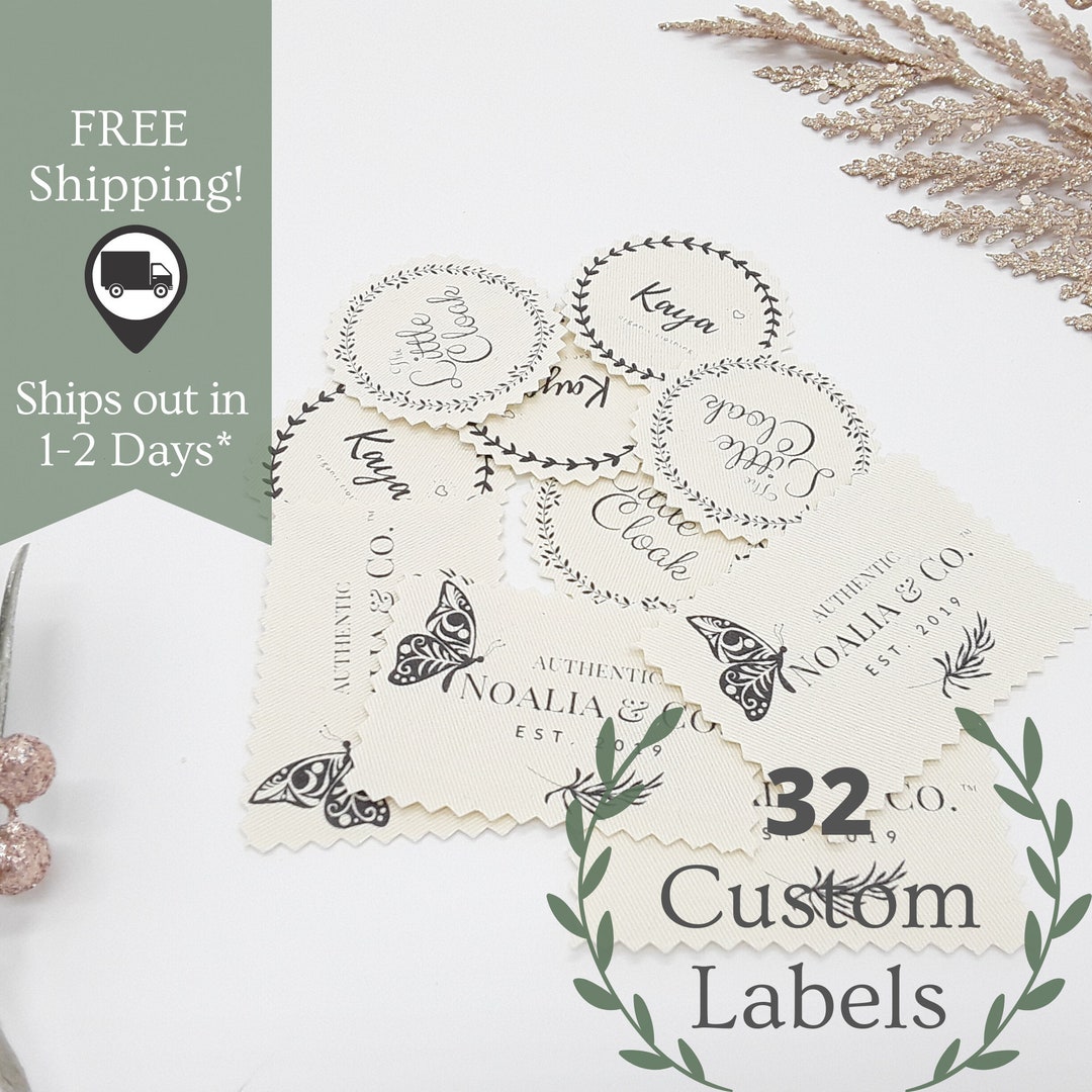 Custom Fabric Labels, Custom Twill Fabric Labels, Custom Clothing Tags