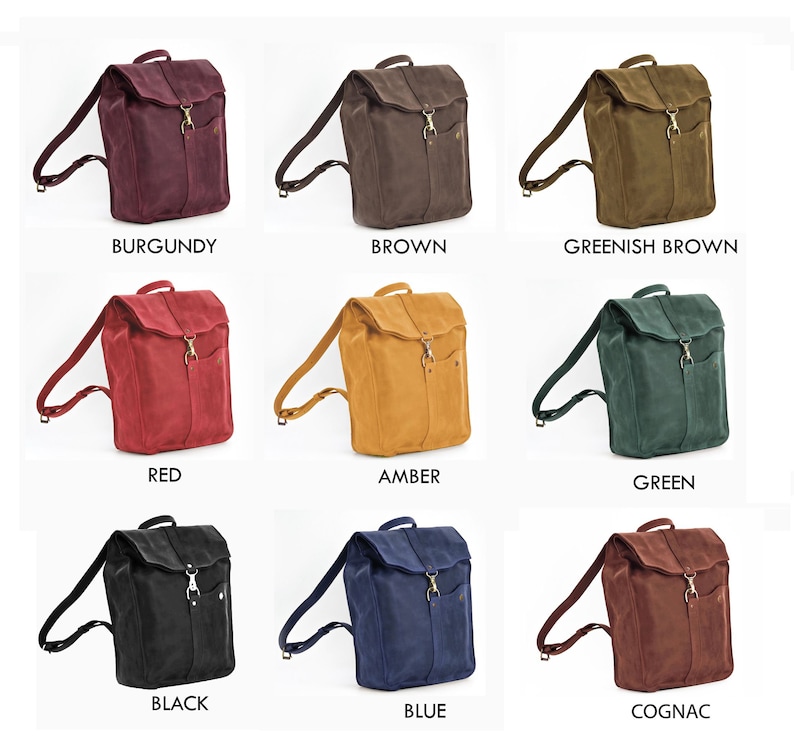 Leather backpack purseLeather laptop backpack women /& menConvertible camera backpack9 colorsPERSONALIZEDReal leather
