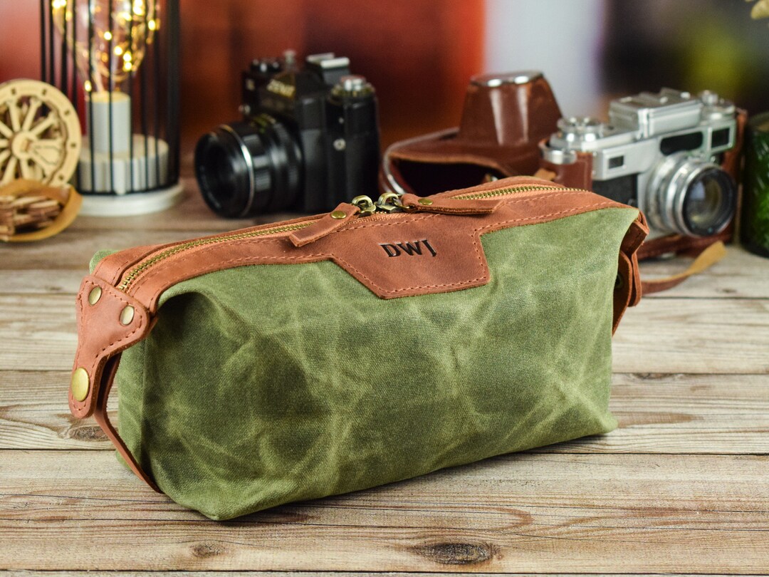 Canvas Dopp Kit, Handmade Toiletry Bag Etsy