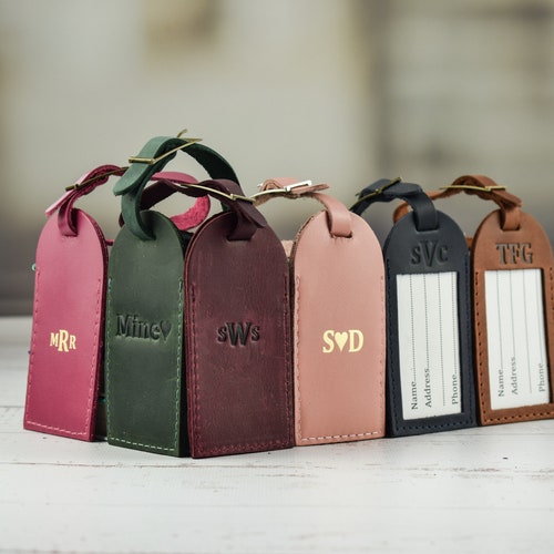 Personalized Luggage Tags Wedding Gift Custom Luggage Tag Etsy