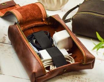 Keep Your Cables in Check with our Leather Cable Organizer - Order Now!