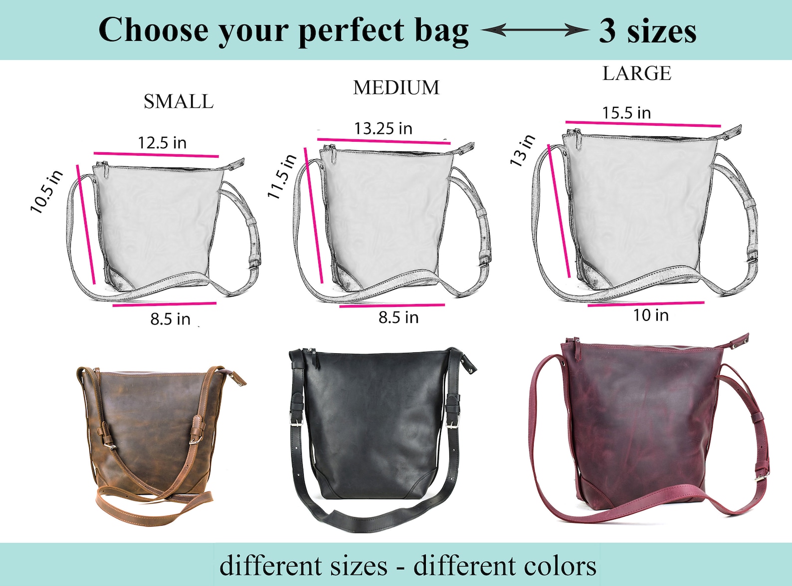 Leather bag/Leather crossbody bags for women/Leather purse Etsy