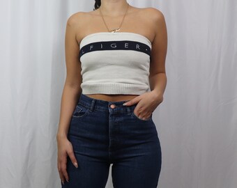 tommy hilfiger t shirt crop top